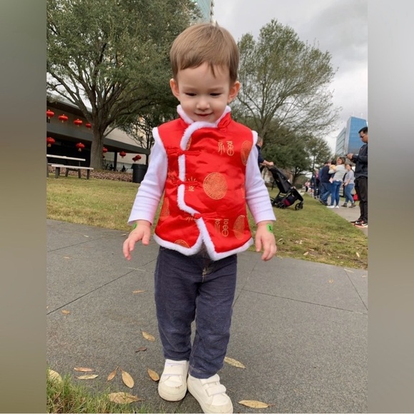 Chinese New Year Toddler Vest 👶🏻🧧🐦‍🔥🐉 - Picture 3 of 3